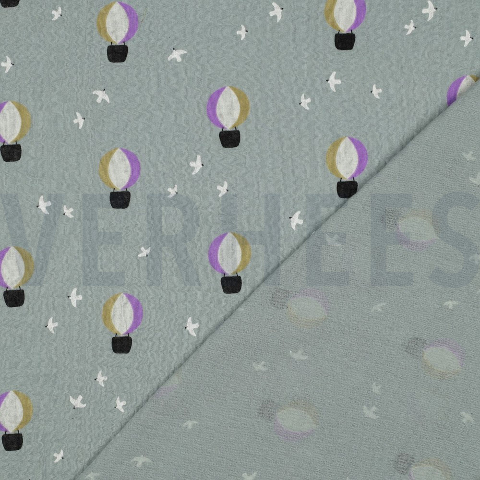 DOUBLE GAUZE HOT AIR BALLOONS NILE (high resolution) #4