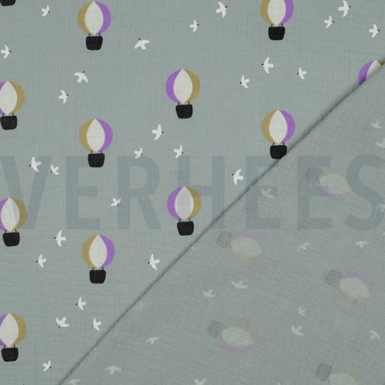 DOUBLE GAUZE HETELUCHTBALLONNEN NILEGROEN #7