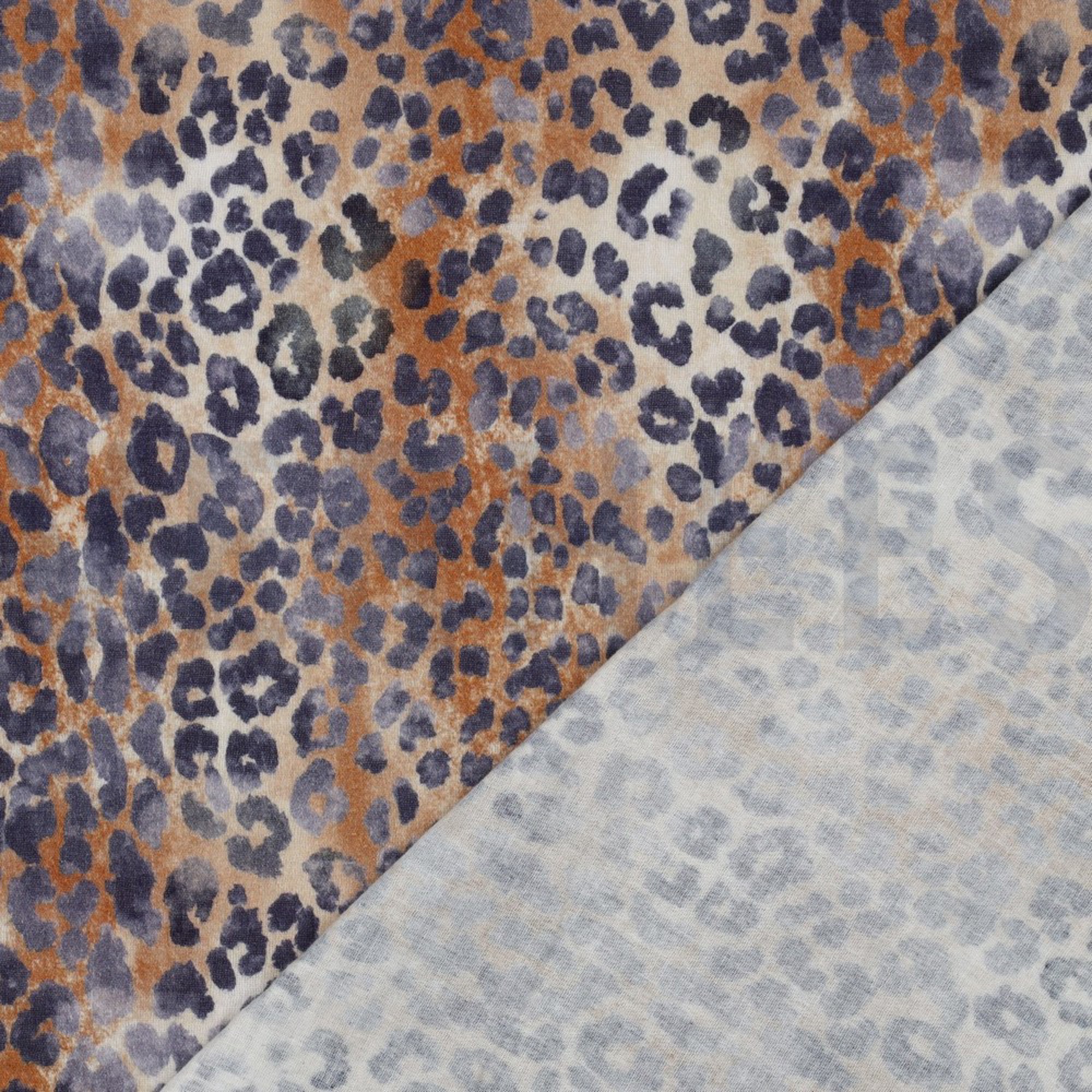 DOUBLE GAUZE DIGITAL ANIMAL SKIN LIGHT SAND (high resolution) #4