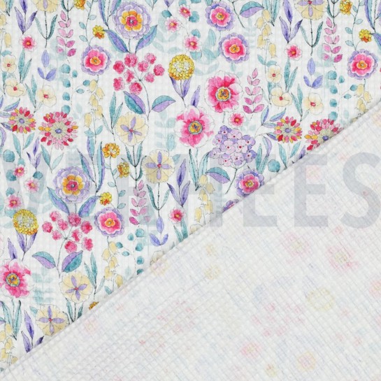 WAFEL DIGITAAL BLOEMEN WIT #7