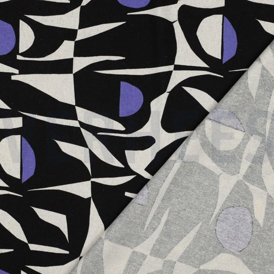 LINNEN VISCOSE ABSTRACT PAARS #7