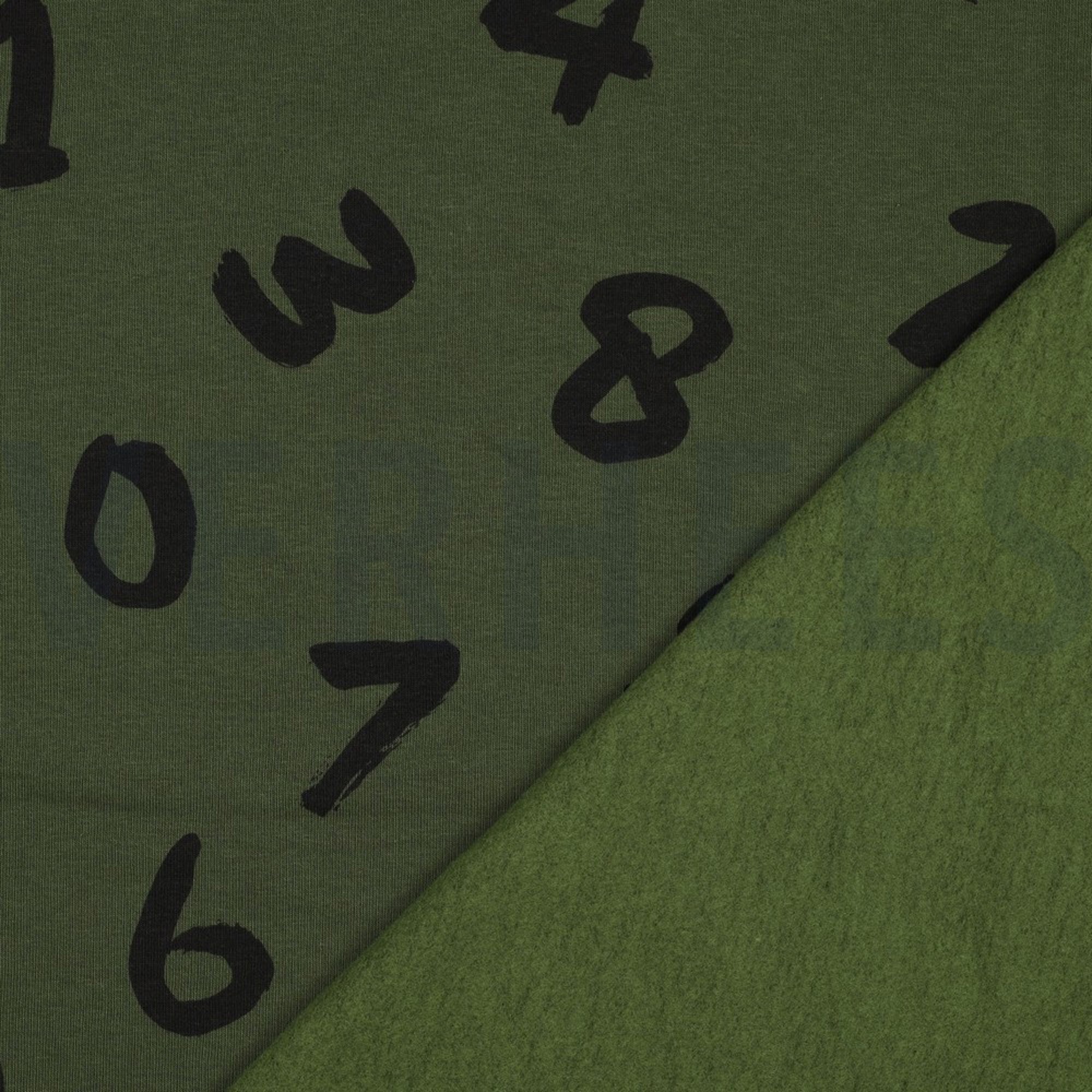 JOGGING NUMBERS ARMY GREEN (high resolution) #4