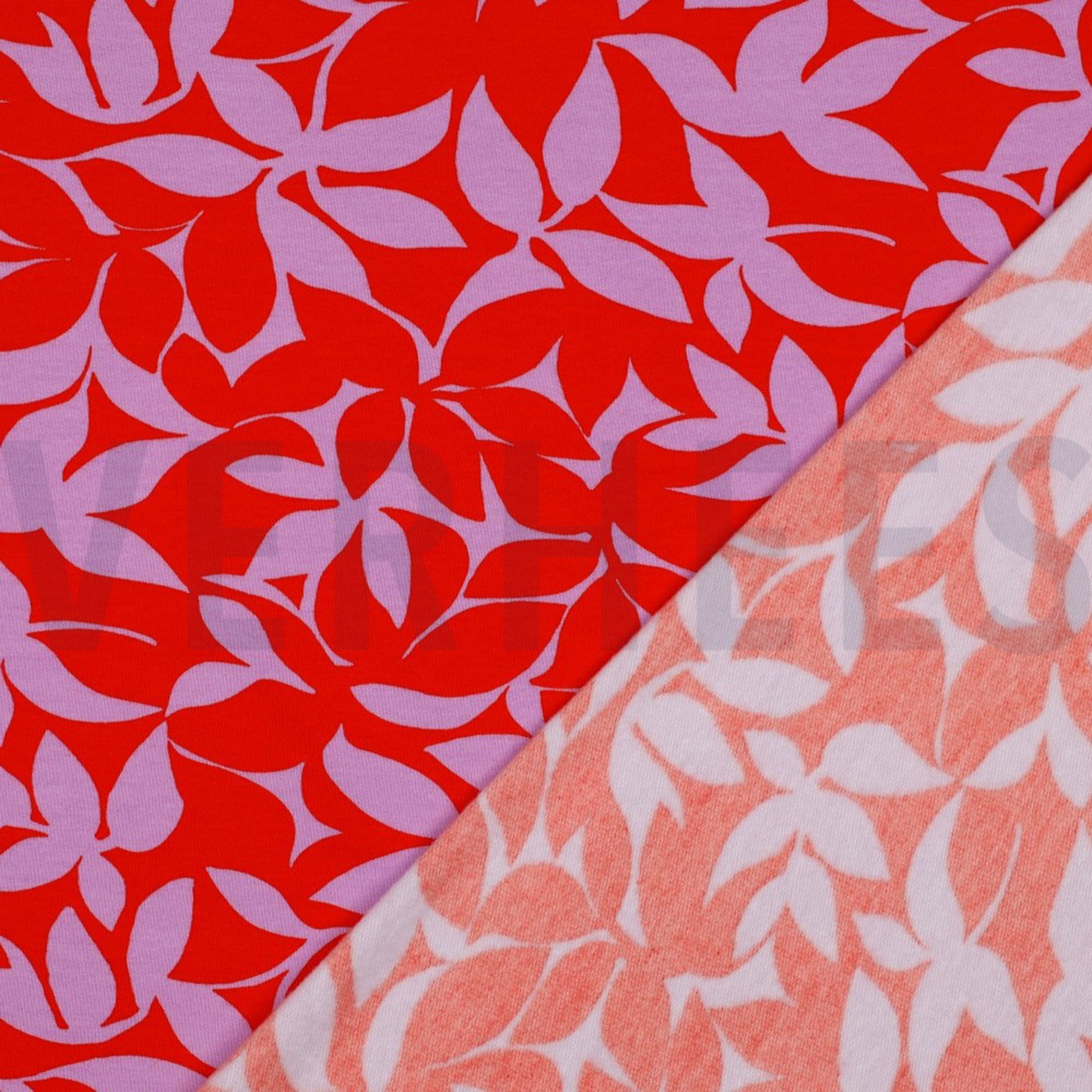 SOFT SWEAT LEAVES PINK / RED (high resolution) #4