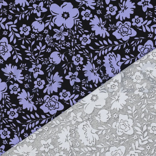 JERSEY BLUMEN SCHWARZ #7