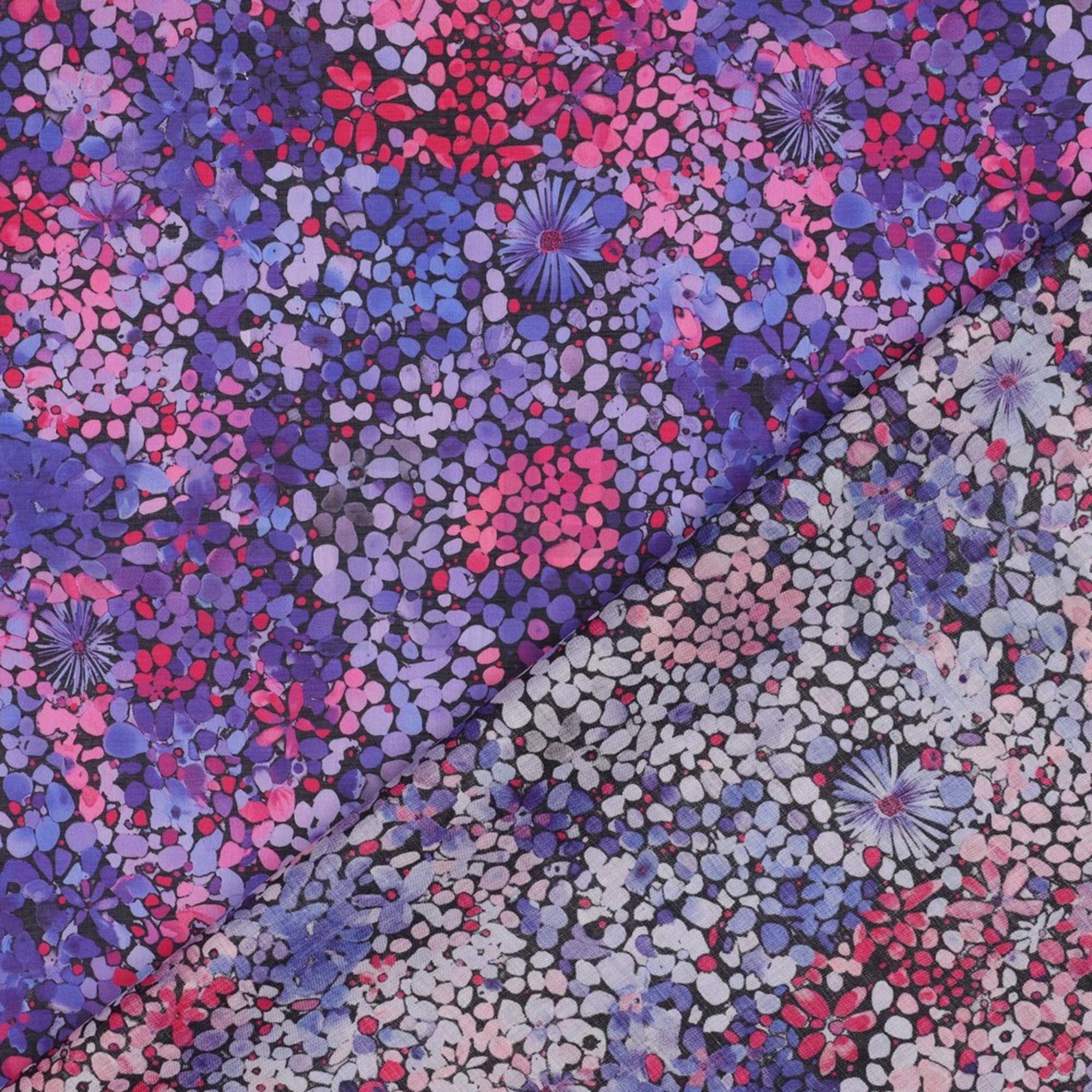 COTTON VOILE DIGITAL FLOWERS PURPLE (high resolution) #4