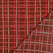 FINE POPLIN FLOWERS & CHECKS CARAMEL (thumbnail) #4
