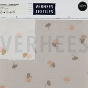 DOUBLE GAUZE EMBROIDERY LEAVES OFF WHITE (thumbnail) #4