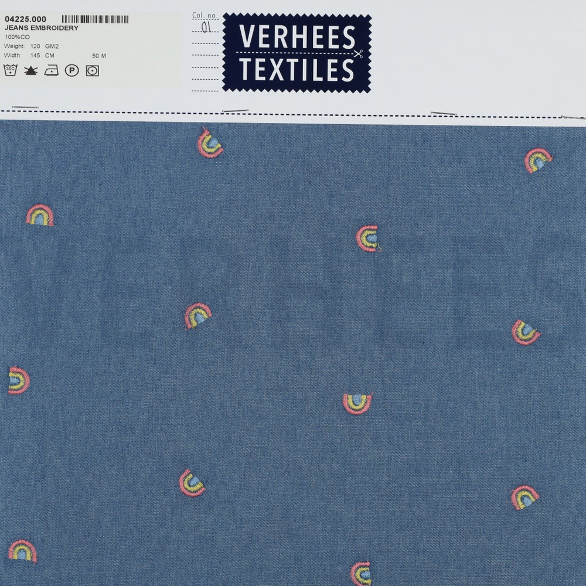 JEANS EMBROIDERY BLEACHED (high resolution) #4