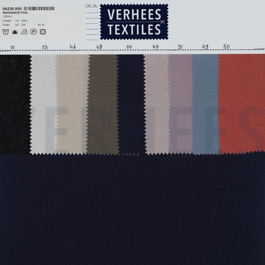 VISCOSE RADIANCE FOIL NAVY #7