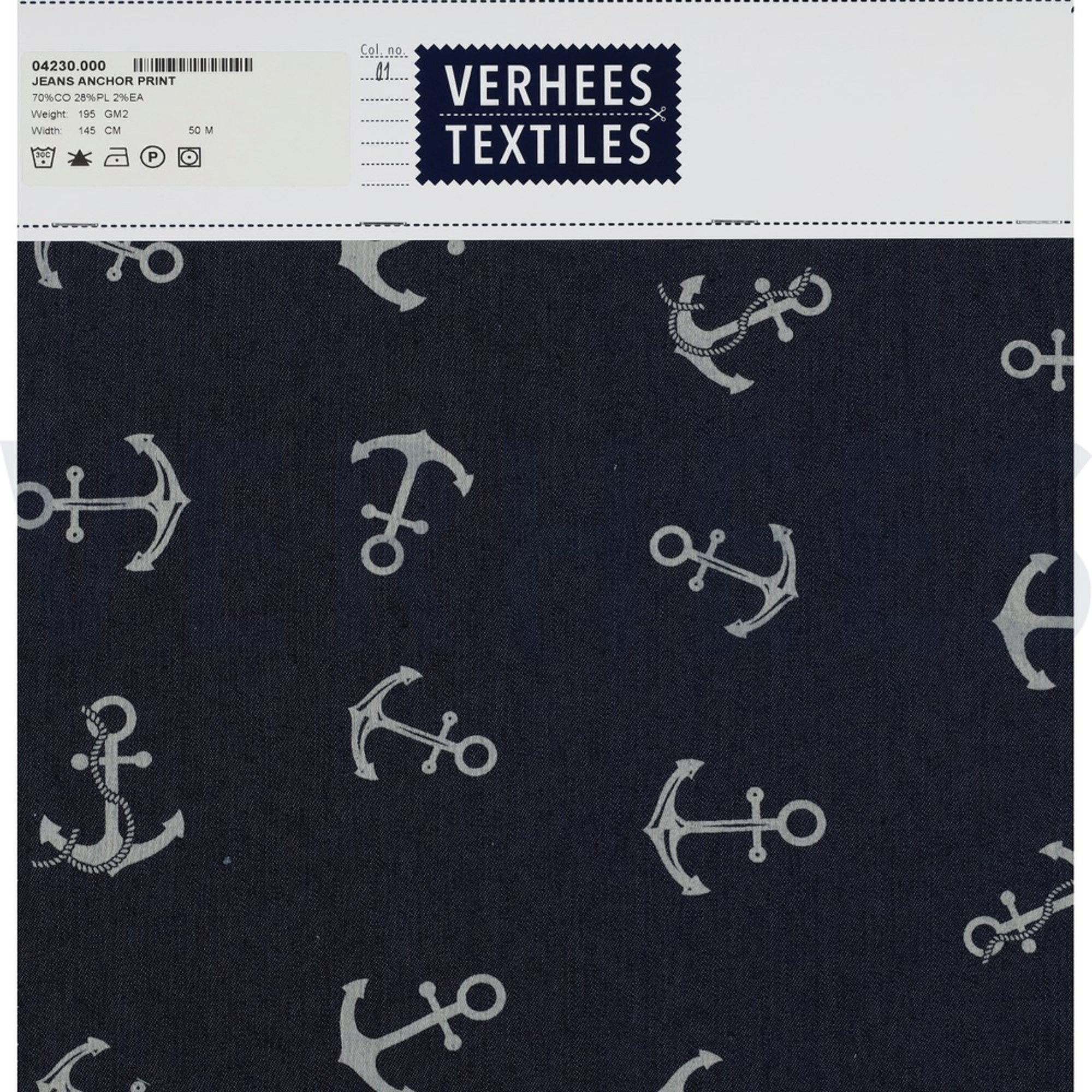 JEANS ANCHOR PRINT INDIGO (high resolution) #4