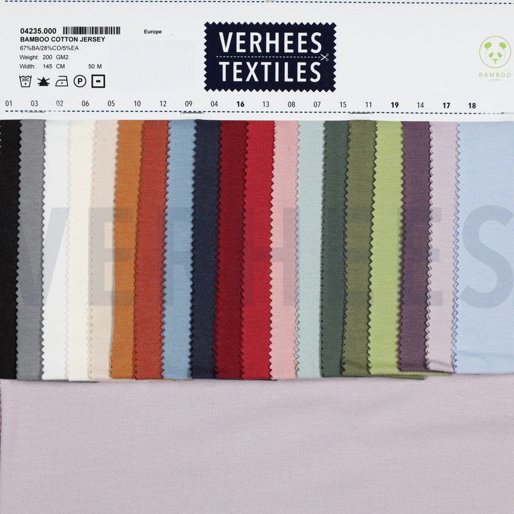 BAMBOO COTTON JERSEY GREY #4