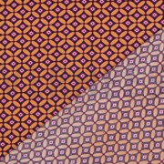 LENZING ECOVERO RETRO DARK PURPLE/ ORANGE (thumbnail) #4