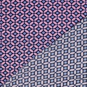 LENZING ECOVERO RETRO NAVY/ LIGHT PINK (thumbnail) #4