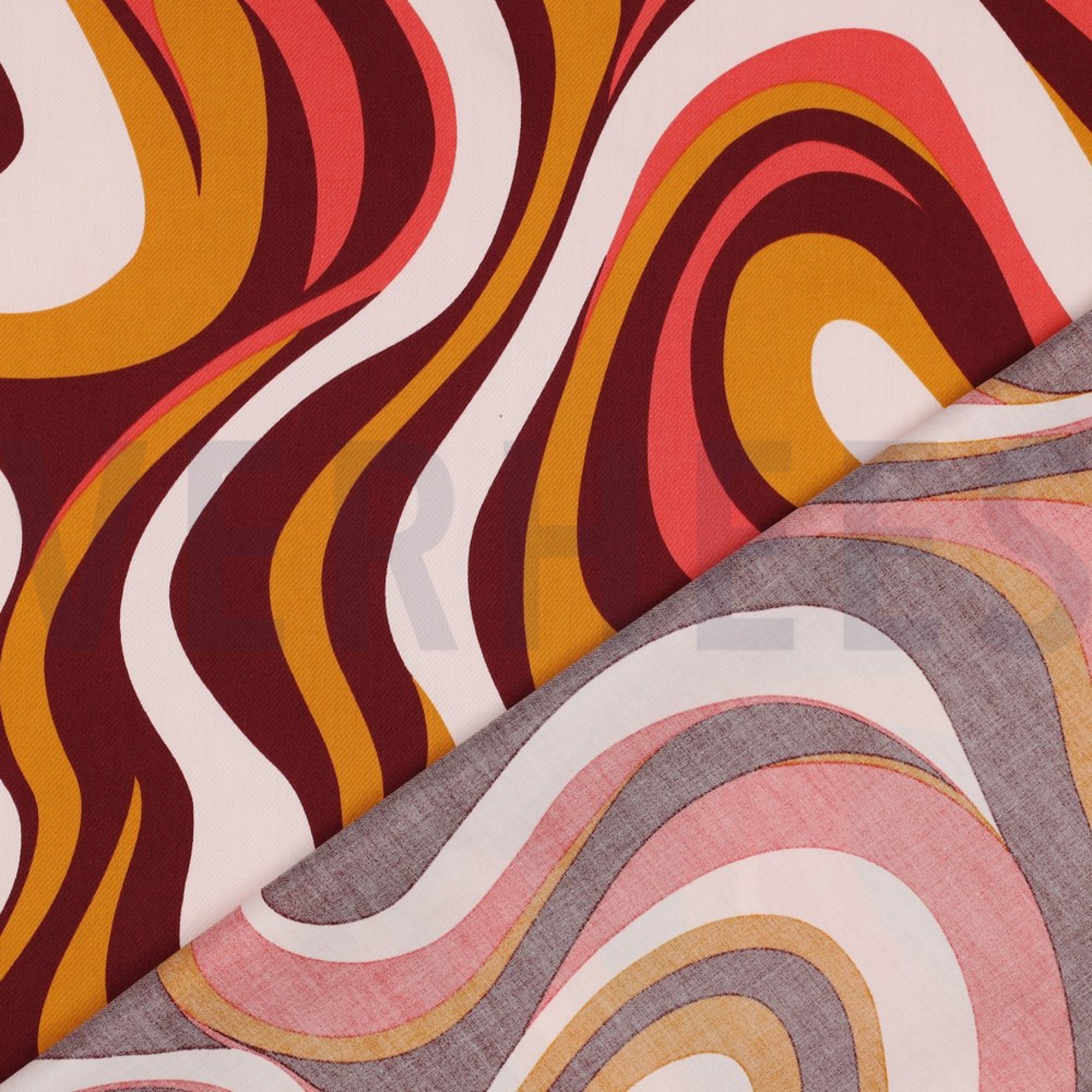 COTTON SATIN ABSTRACT BORDEAUX (high resolution) #4