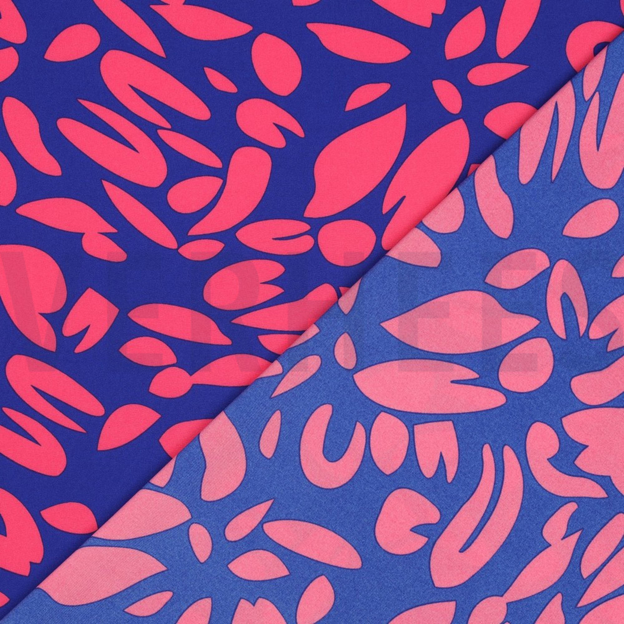 MAGNOLIA STRETCH ABSTRACT COBALT (high resolution) #4