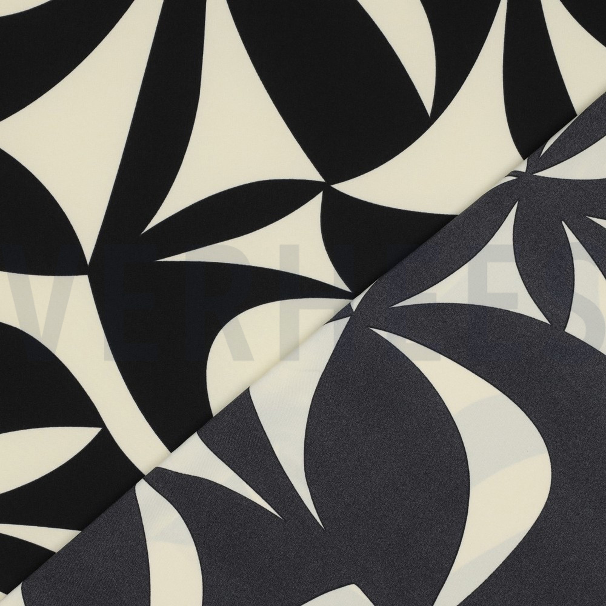 MAGNOLIA STRETCH GEOMETRIC BLACK (high resolution) #4