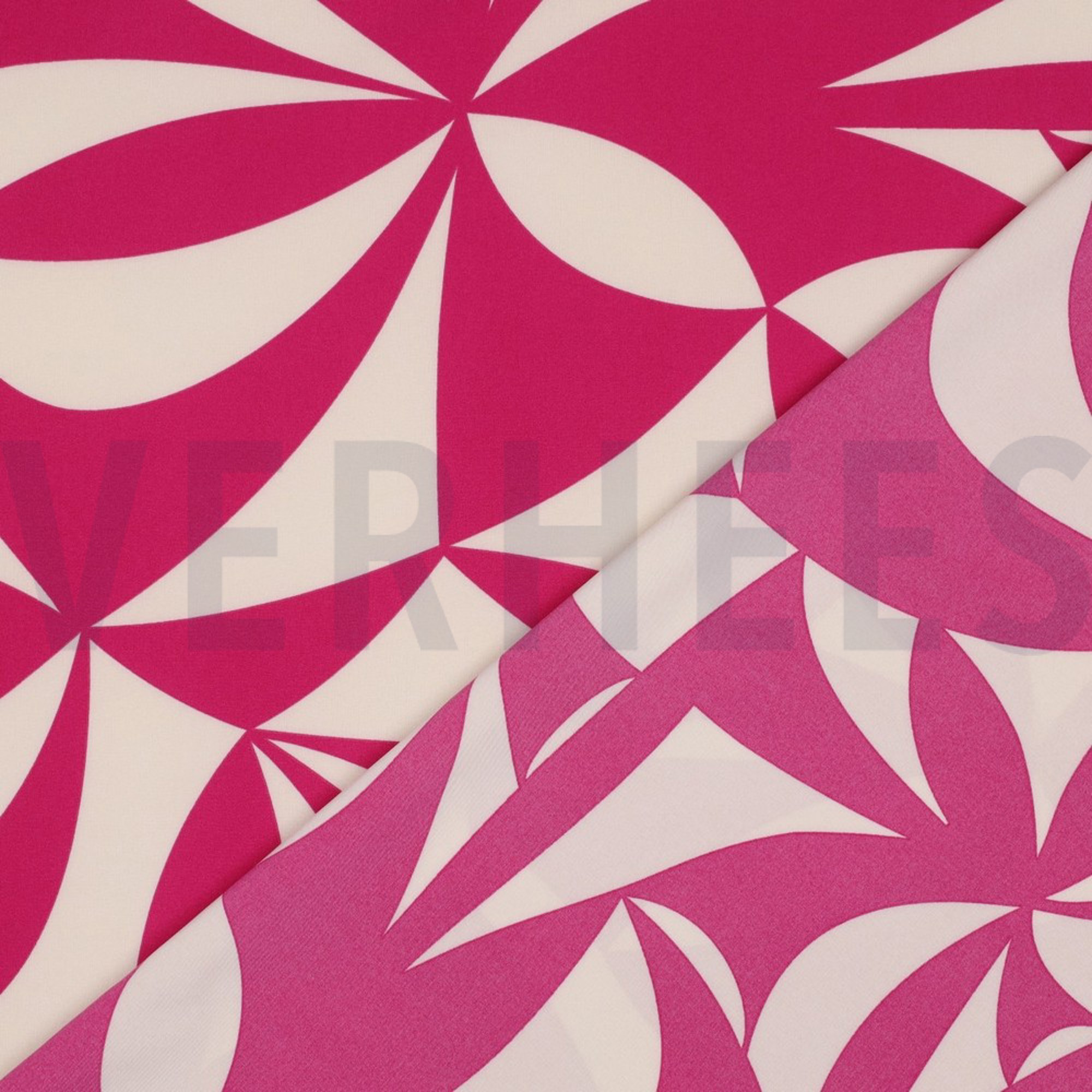 MAGNOLIA STRETCH GEOMETRIC FUCHSIA (high resolution) #4