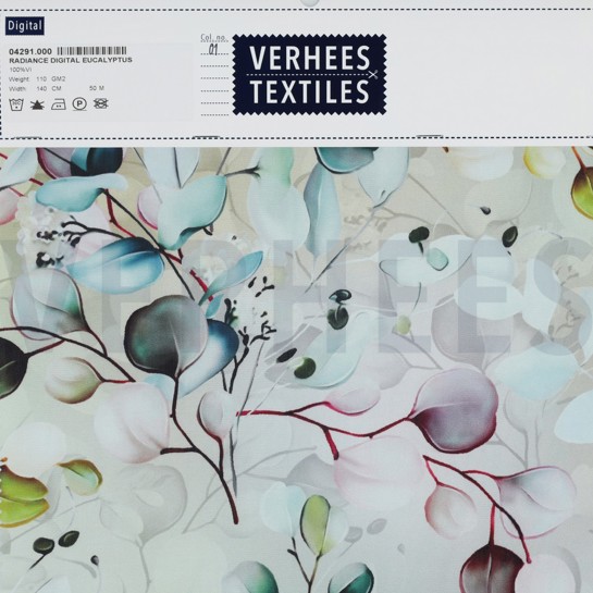 VISCOSE RADIANCE DIGITAAL EUCALYPTUS NILEGROEN #7