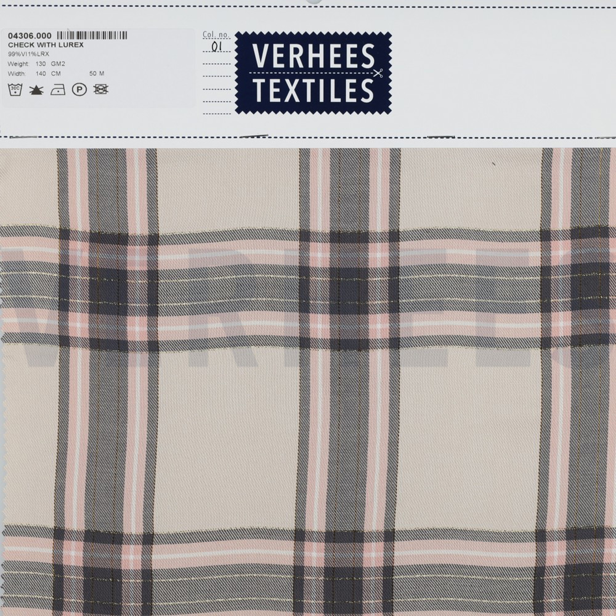 CHECK WITH LUREX BEIGE LUREX (high resolution) #4
