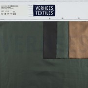 FAUX LEATHER SOFT STRETCH METALLIC BRONZE/BLACK (thumbnail) #4