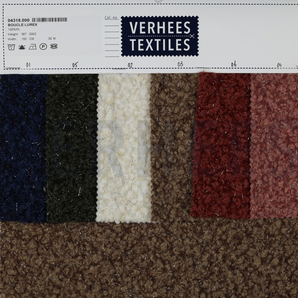 BOUCLE LUREX DARK GREEN #4