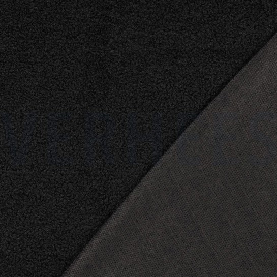 TEDDYSTOFF KUNSTPELZ SCHWARZ #7