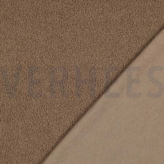 TEDDYSTOFF KUNSTPELZ SANFTES TAUPE #7