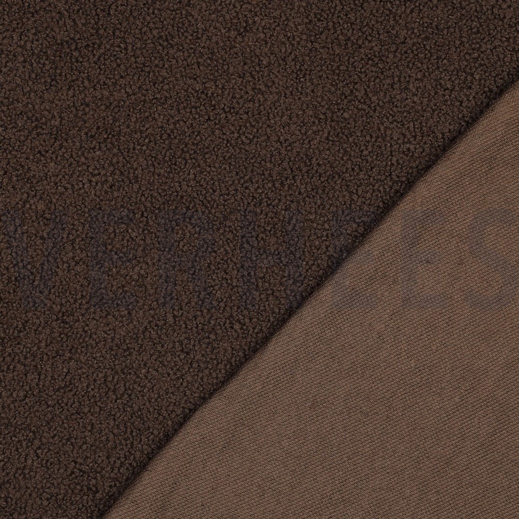 TEDDY FUR DARK BROWN #4