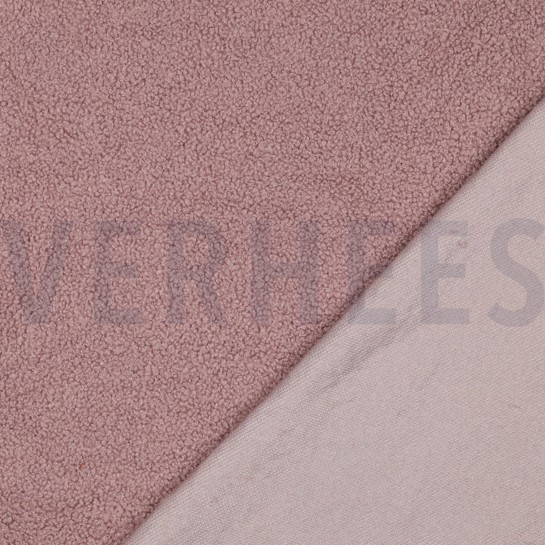 TEDDYSTOFF KUNSTPELZ PUDER DUNKEL #7