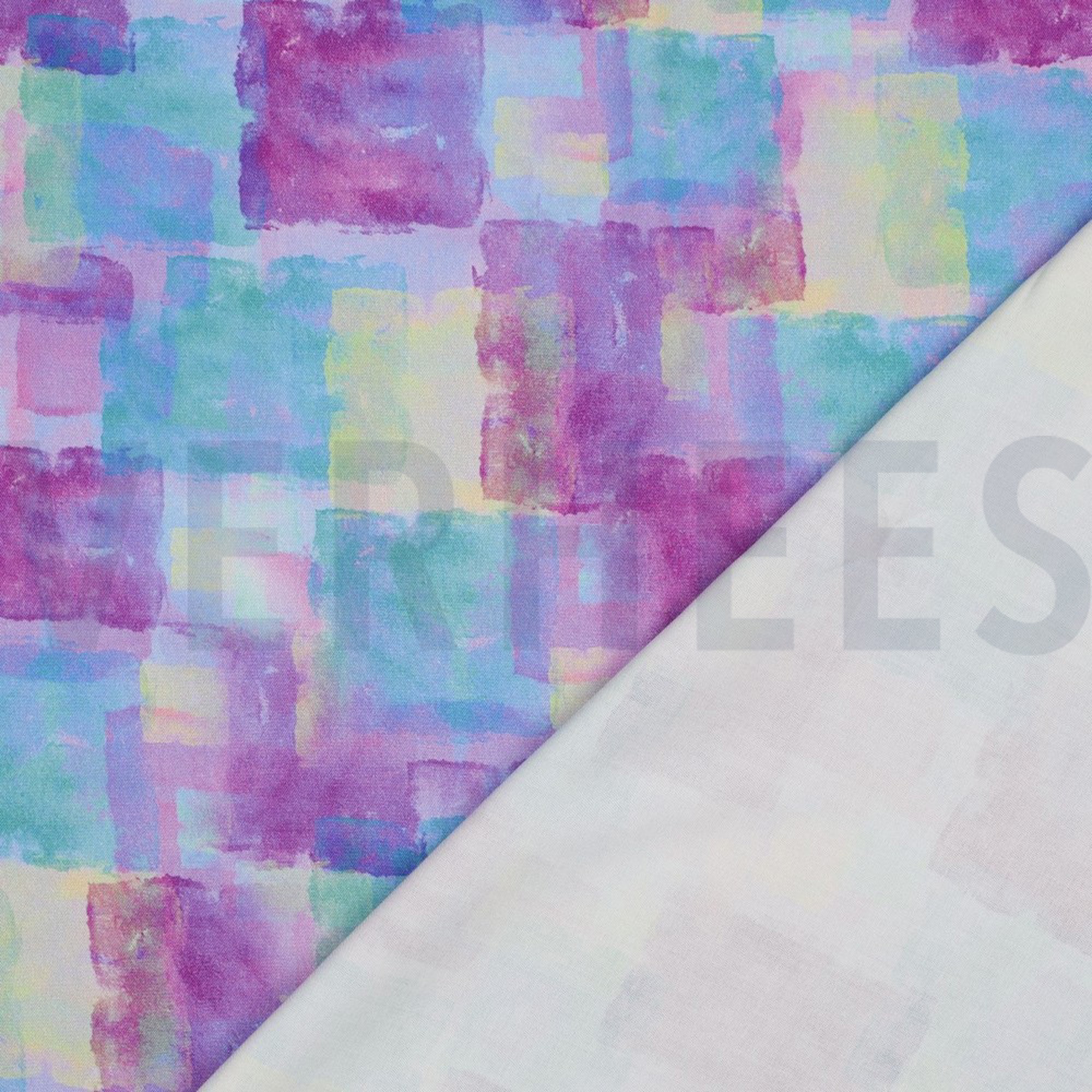 ROSELLA STRETCH DIGITAL SHAPES BLUE / PURPLE (high resolution) #4