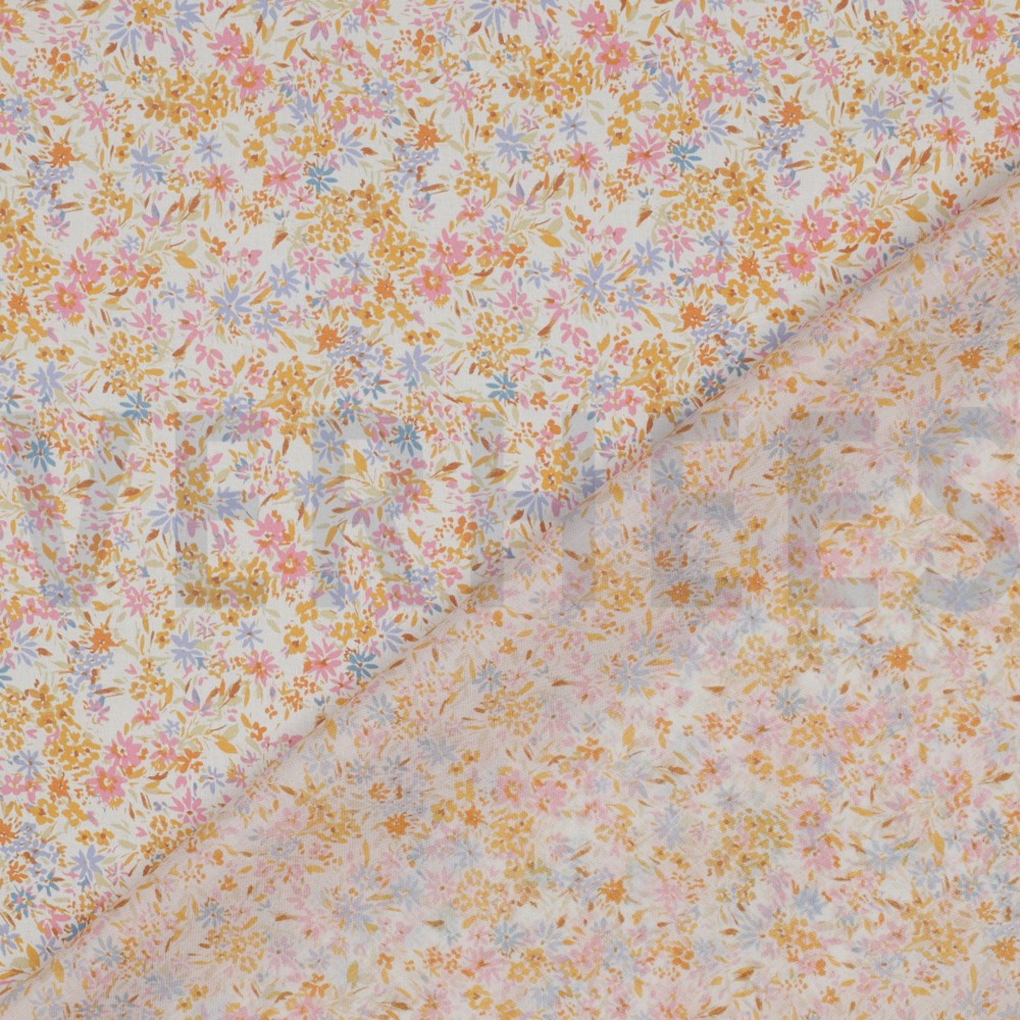 COTTON VOILE DIGITAL FLOWERS MULTICOLOUR (high resolution) #4