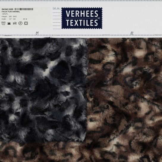 KUNSTPELZ TIER MARINEBLAU #7