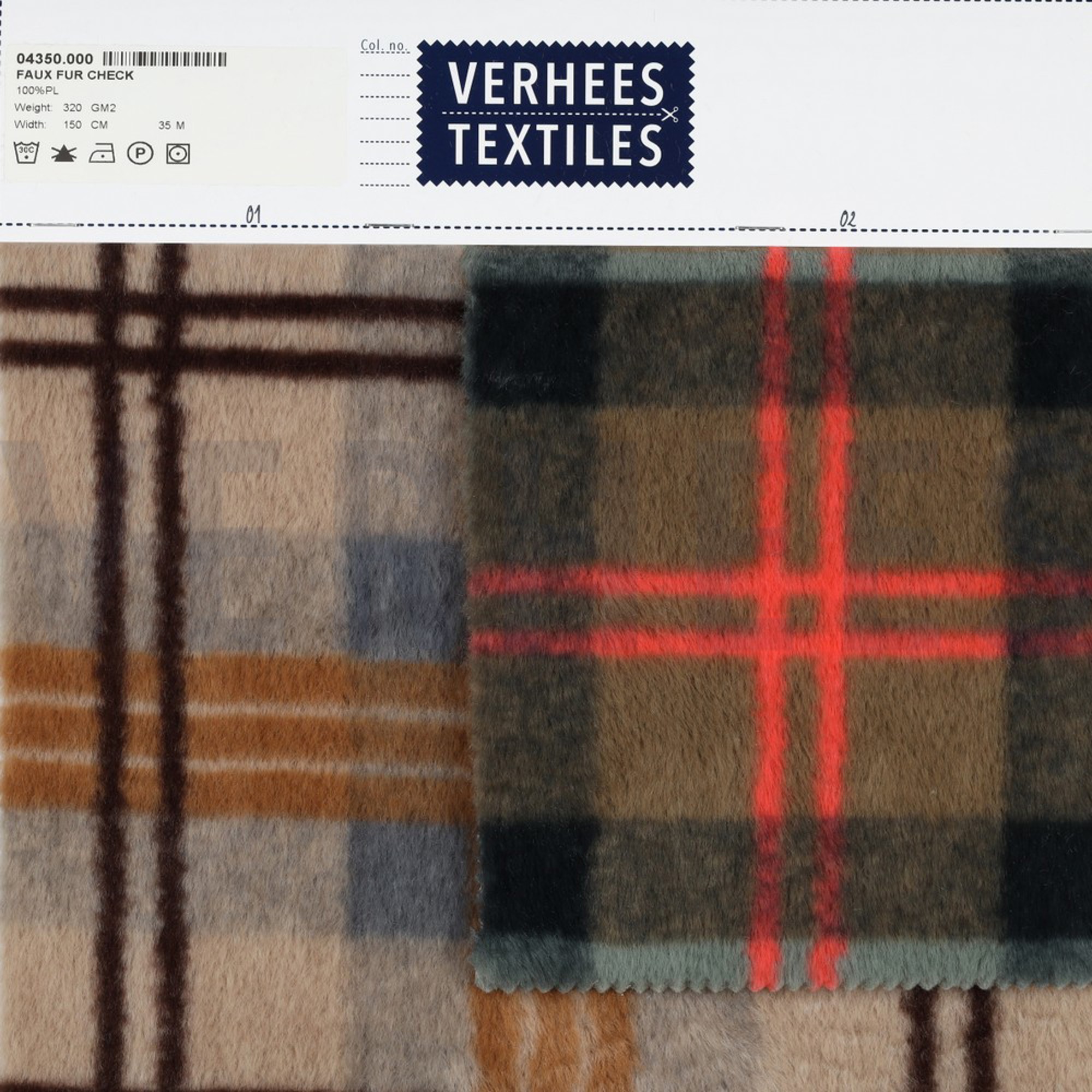 FAUX FUR CHECK SAND (high resolution) #4