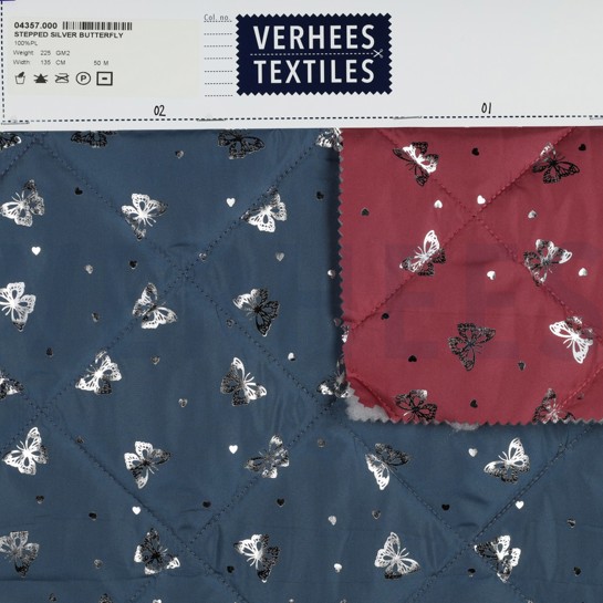 STEPPED SILVER BUTTERFLY PETROL #7