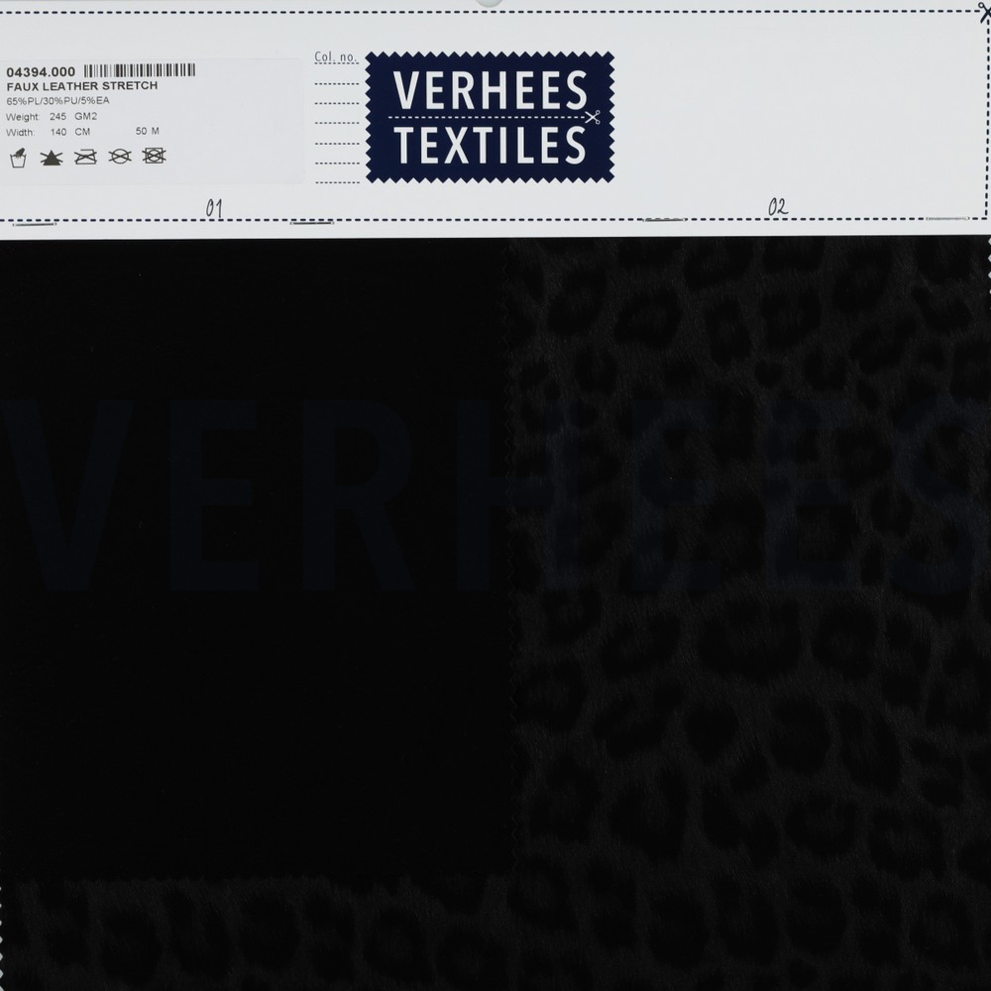 FAUX LEATHER STRETCH BLACK (high resolution) #4