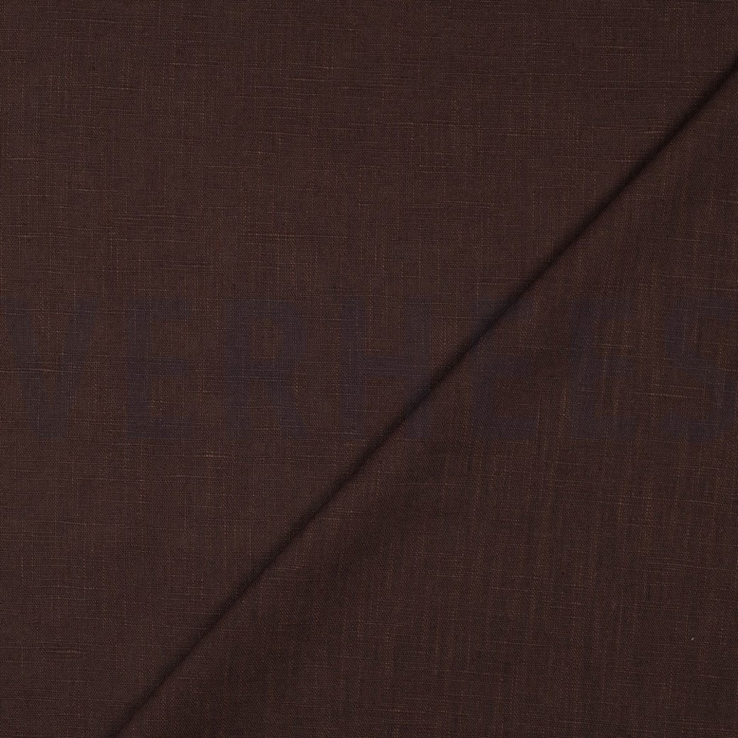 LINEN WASHED 230 gm2 DARK BROWN #4