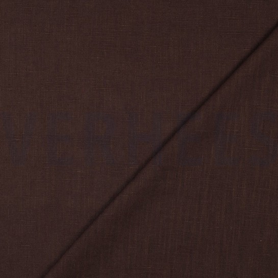 LINEN WASHED 230 gm2 DARK BROWN #7