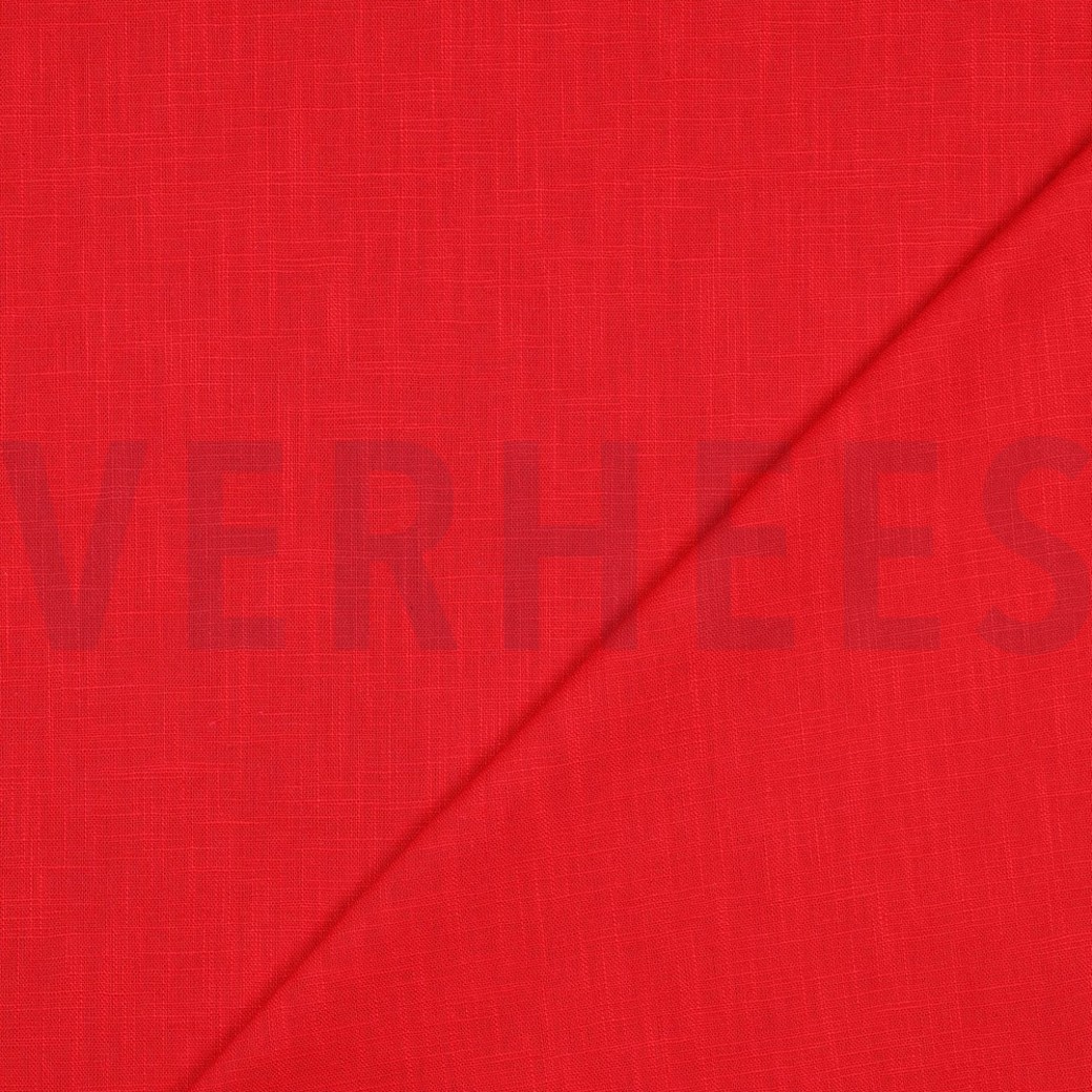 LINEN WASHED 230 gm2 RED #4