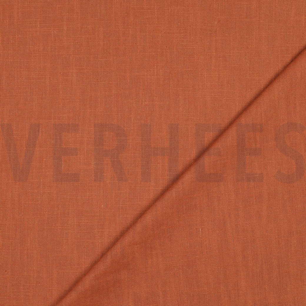 LINEN WASHED 230 gm2 COGNAC #4