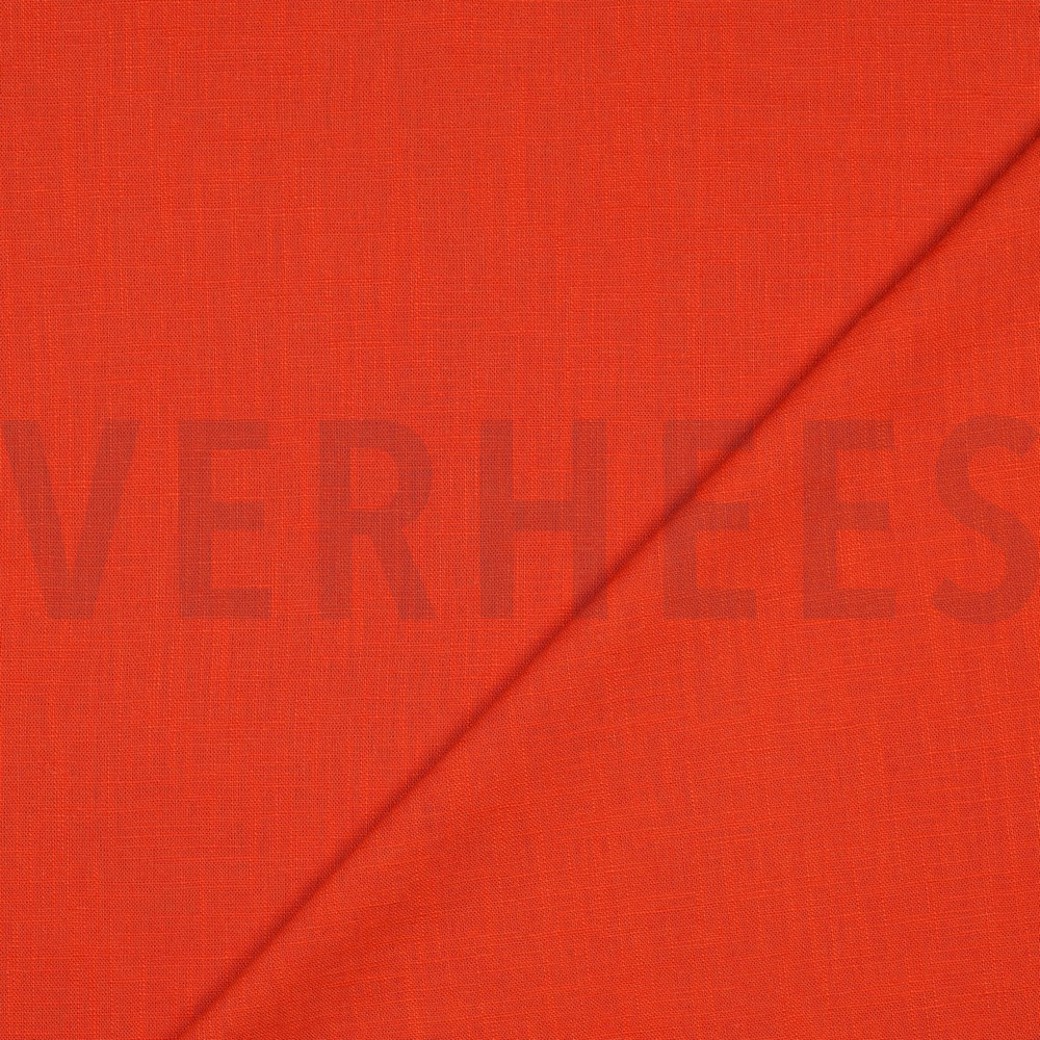 LINEN WASHED 230 gm2 ORANGE #4