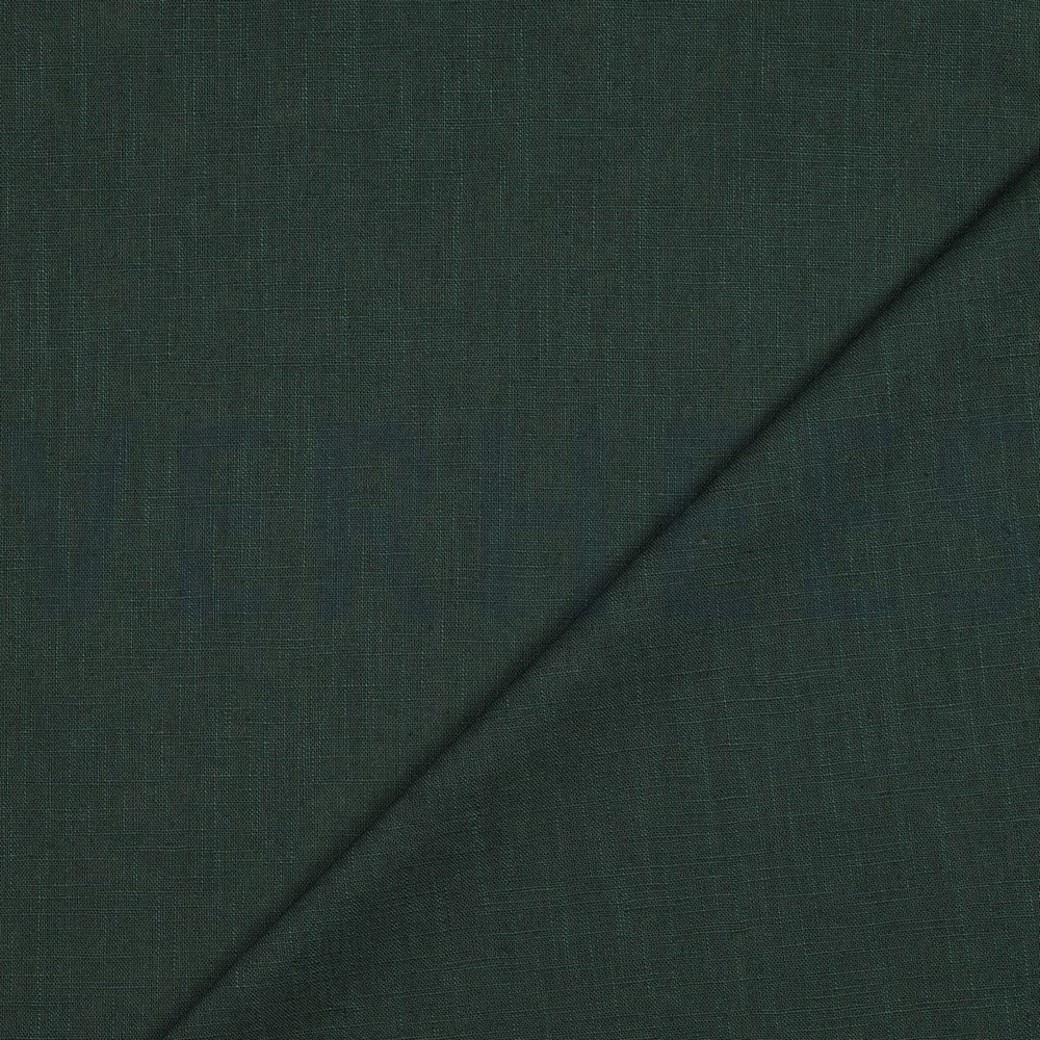 LINEN WASHED 230 gm2 DARK GREEN #4