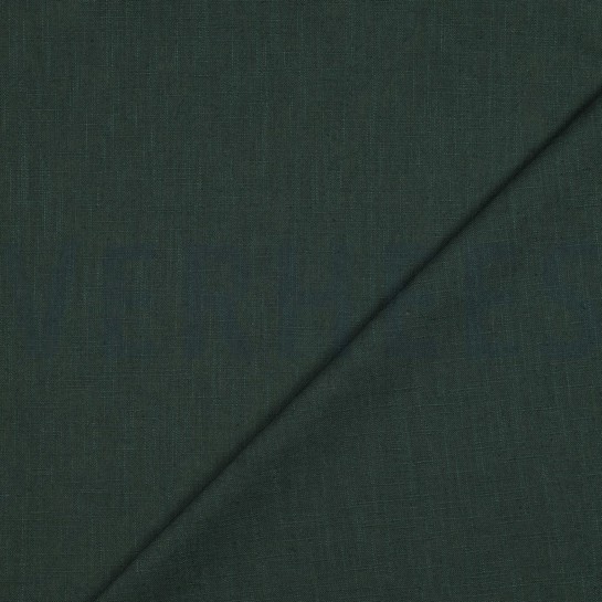 LINEN WASHED 230 gm2 DARK GREEN #7