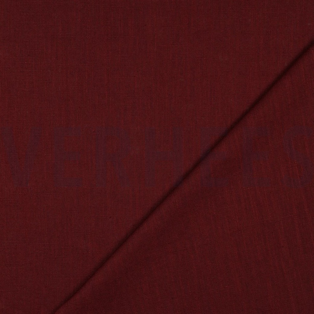 LINEN WASHED 230 gm2 BORDEAUX #4