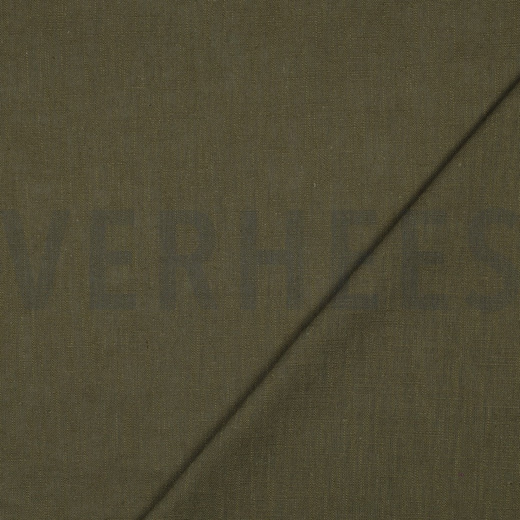 LINEN WASHED 230 gm2 MOSS GREEN #4