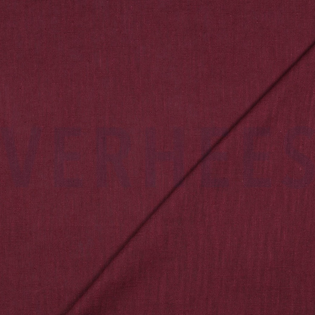 LINEN WASHED 230 gm2 WINE RED #4