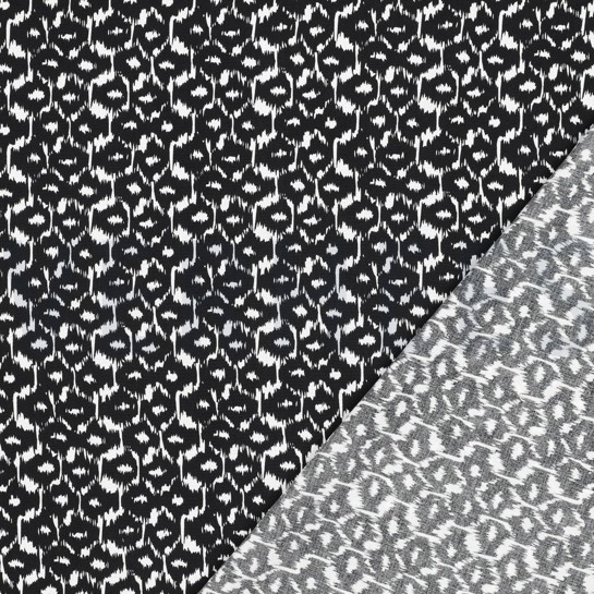 VISKOSE RADIANCE ABSTRAKT SCHWARZ #7