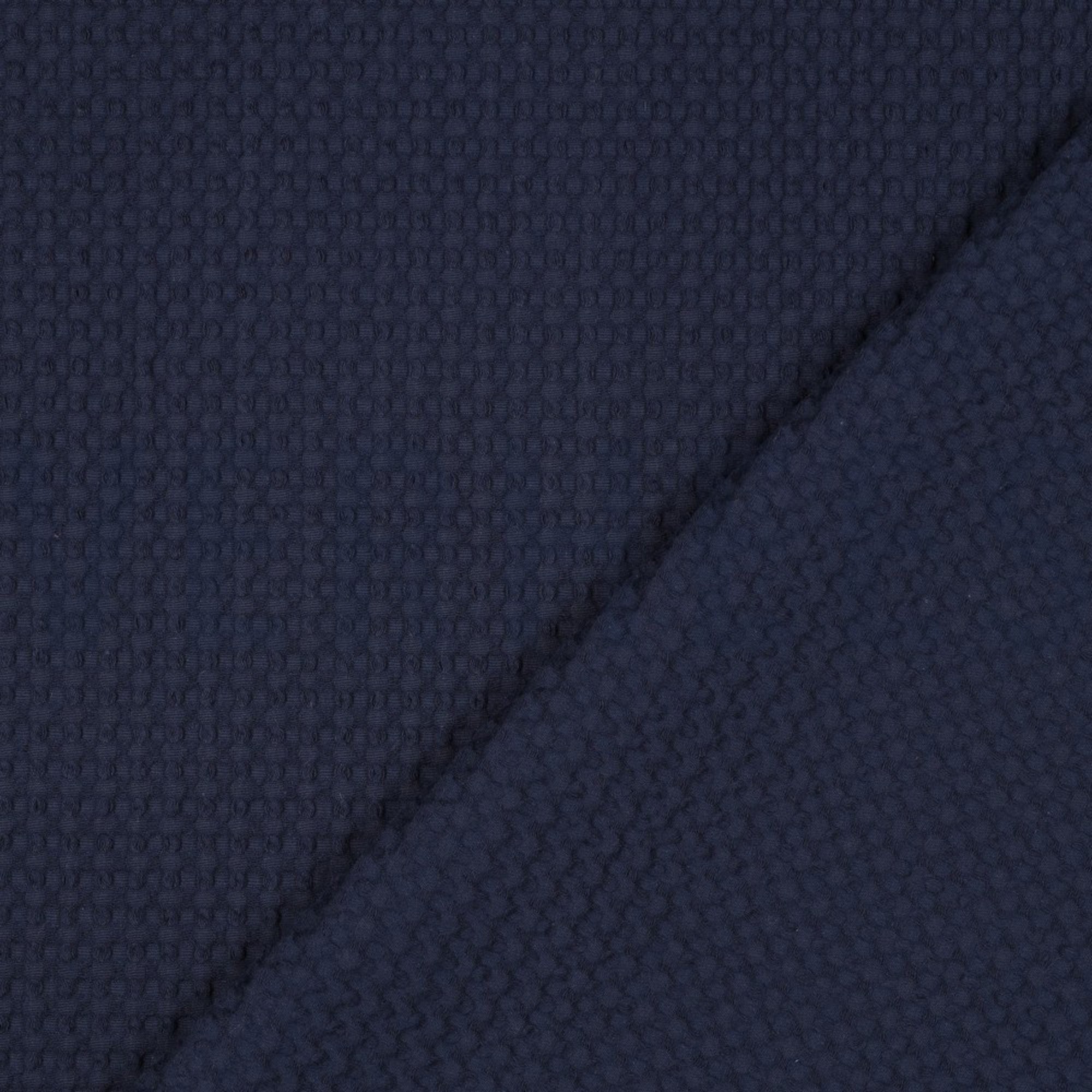 COTTON WAFFLE BIG NAVY (high resolution) #4