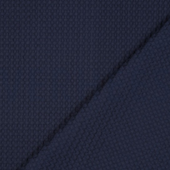 BAUMWOLLE WAFFEL GROß MARINEBLAU #7