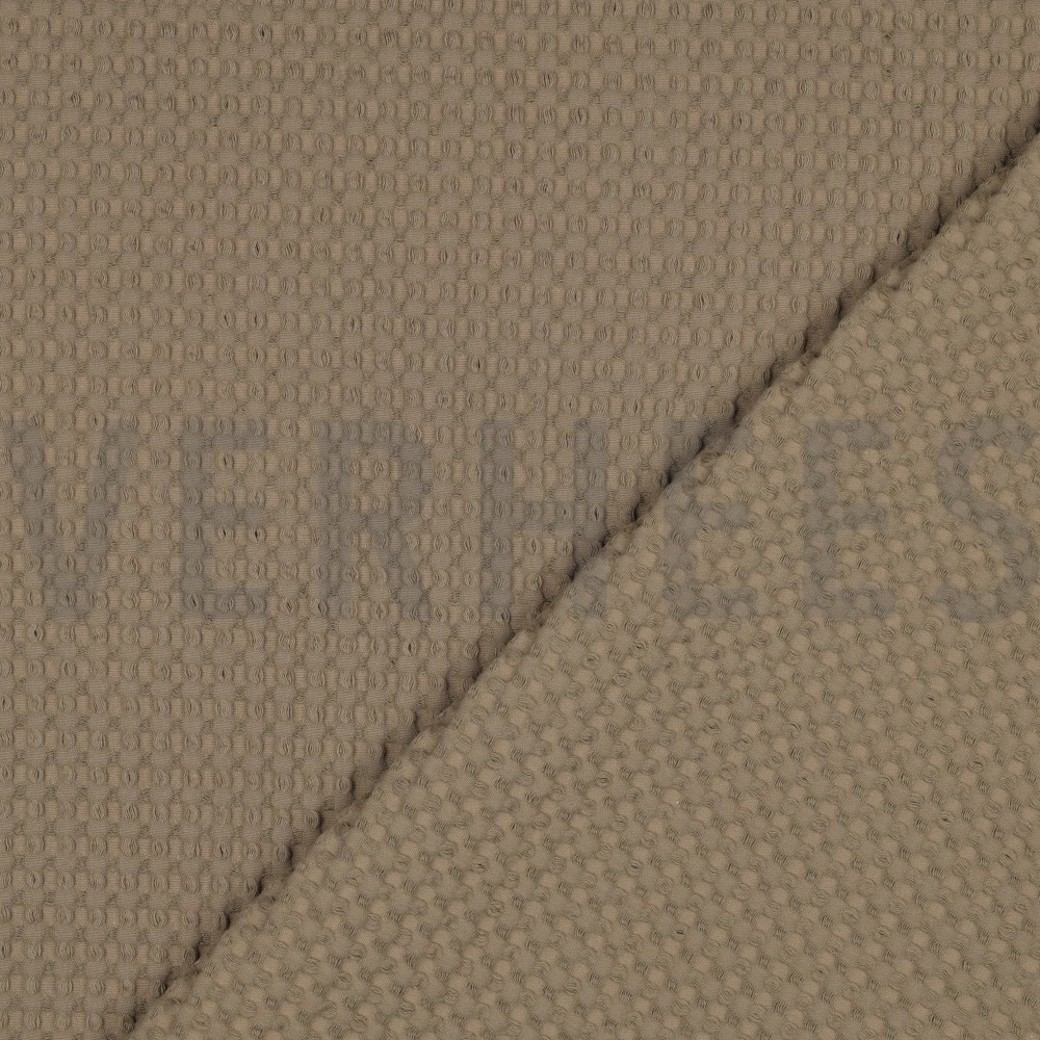 COTTON WAFFLE BIG TAUPE #4