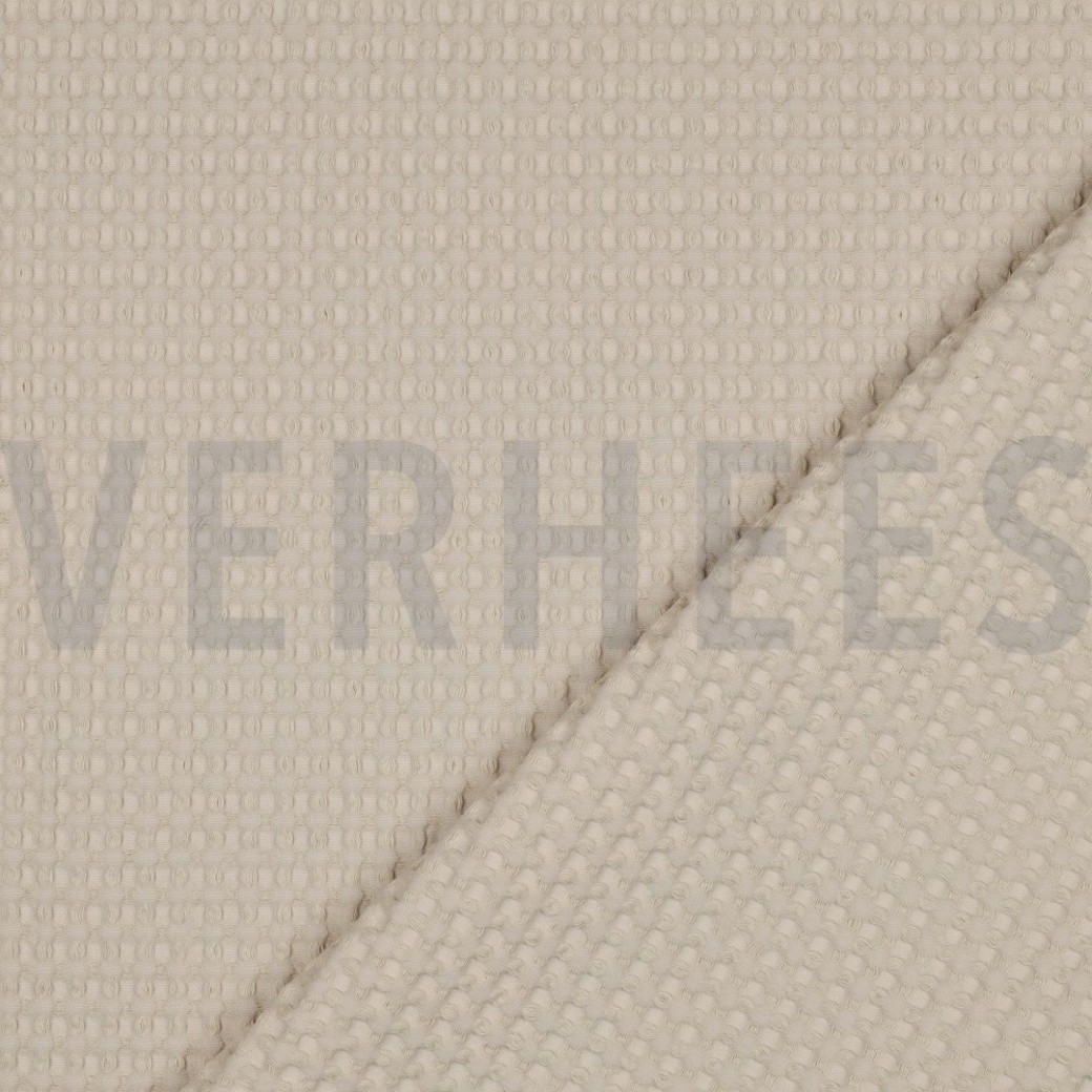 COTTON WAFFLE BIG BEIGE #4
